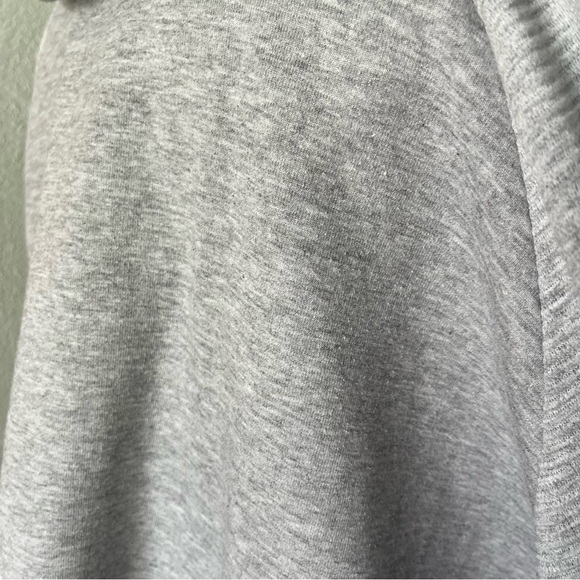 UNDER ARMOUR sz S Unstoppable Funnel Neck Gray Hoodie Loose Fit Double Knit - Picture 7 of 12
